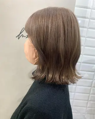 ミディアム カラー hubhair レイヤー/透明感のヘアスタイル