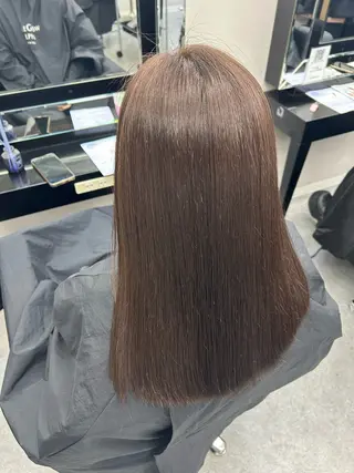 セミロング 馴染ませエクステ/ ヒロヤのヘアスタイル
