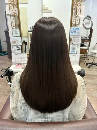 ロング 福元 美沙のヘアスタイル