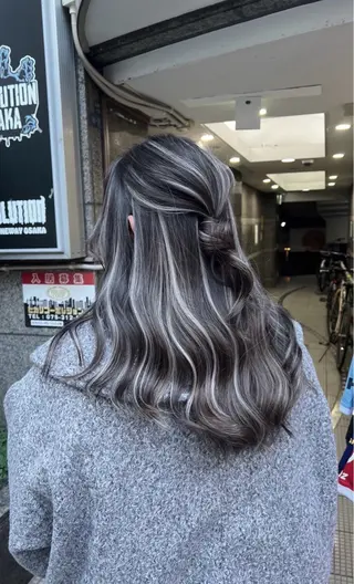 セミロング カラー ヘアアレンジ 指名数No.1 /NAOYAのヘアスタイル