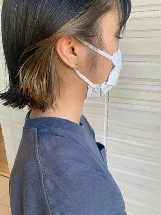 ミディアム カラー Takahashi Yuriのヘアスタイル