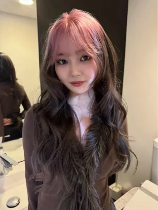 カラー 原宿デザインカラー★ チェウォンのヘアスタイル