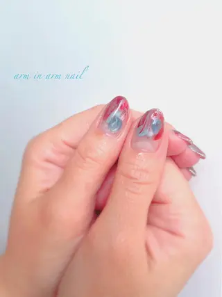 ネイル arm in arm ︎✿Yamamotoのマツエク・マツパデザイン