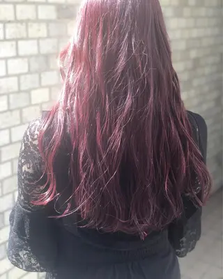 ロング カラー AYAKA 下北沢suuのヘアスタイル