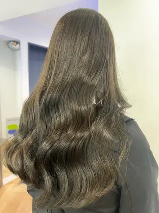 ロング ブリーチ透明感カラー 🍀mizuki🍀のヘアスタイル