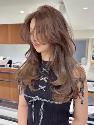 セミロング レイヤーカット カラー/錦糸町のヘアスタイル