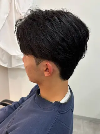 メンズ 船橋駅フェザーパーマ ニュアンスパーマ保立のヘアスタイル