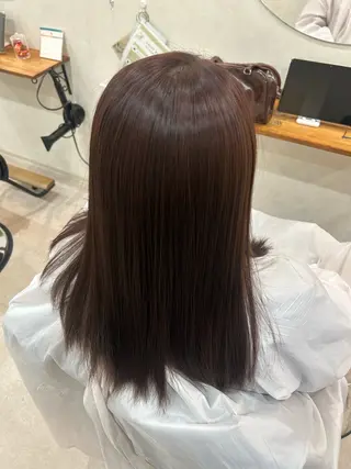 ミディアム 小野 茜音のヘアスタイル