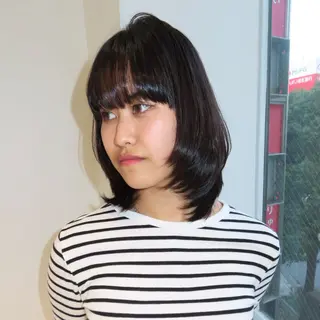 ミディアム 🎀レイヤー/ カラー🐕🦺anのヘアスタイル