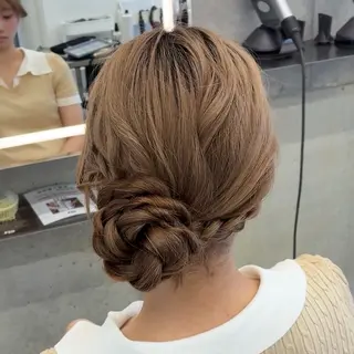 ヘアアレンジ hikari/大名/ 暖色カラー/ブリーチのヘアスタイル
