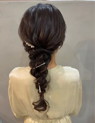ヘアアレンジ ヘアメイクネイリスト hidemi中目黒のヘアスタイル