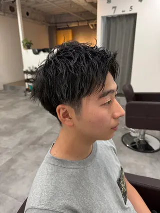 メンズ 渡辺 皐志 Li's 布施のヘアスタイル