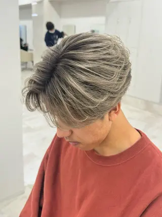 カラー メンズ ✨金沢No.1✨ カット最安値‼️のヘアスタイル