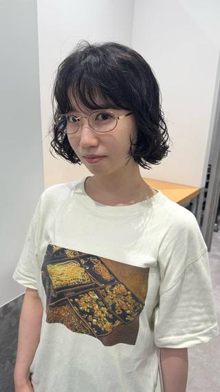 ショート パーマ センスをお届けします 大谷将生infpのヘアスタイル