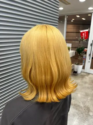 ミディアム archange 大井川のヘアスタイル