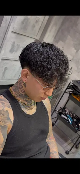 メンズ 🔥メンズカラー職人 🔥音登のヘアスタイル