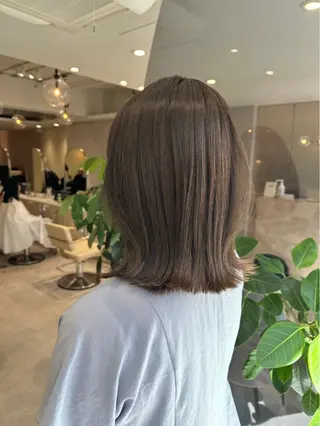 ミディアム カラー 透明感カラー🌿 グレージュ🐺陽介のヘアスタイル