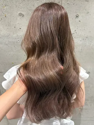 ロング カラー 眞鍋 瑠斗のヘアスタイル
