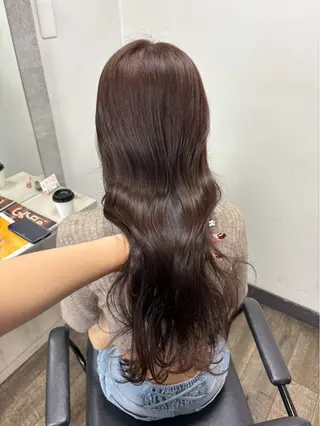 ロング カラー Rena/韓国 /ワンホンヘアのヘアスタイル