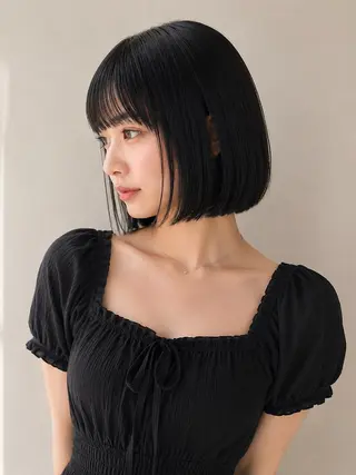 カラー ボブ/艶カラー ✨SUKURI 玉造のヘアスタイル