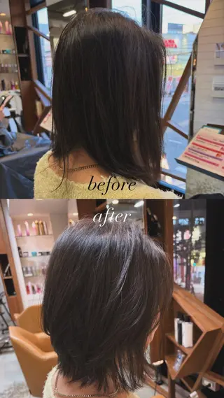 ミディアム ORO西宮/ ナカエ テッタのヘアスタイル