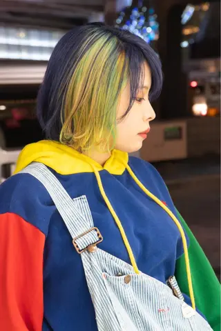 ショート カラー ✨デザインカラー✨ ハイトーン　森貴章のヘアスタイル