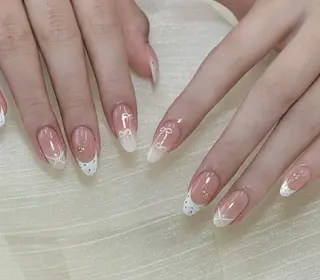 ネイル By moonネイル 🌷ワンホン/韓国風のネイルデザイン