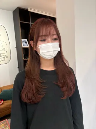 ロング 西野 優夏のヘアスタイル