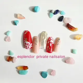 ネイル esplendor  小野寺のネイルデザイン
