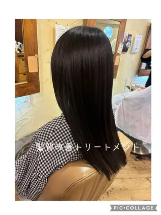 ロング 大鹿 数馬のヘアスタイル