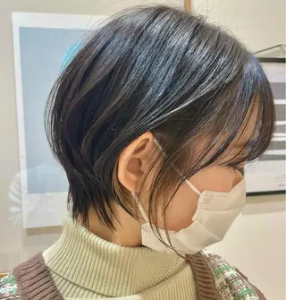 ショート ARMONY秋山輝也 コテ巻き風パーマ特化のヘアスタイル