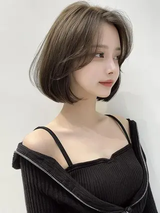 ミディアム FOCUS JAPAN4のヘアスタイル