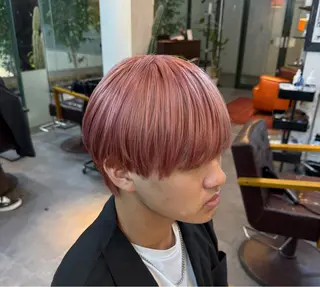 ミディアム カラー メンズ HARBOR ゆづきのヘアスタイル