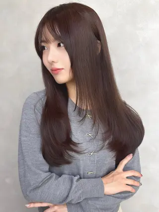 ロング 暗色カラー/レイヤー 🩶KAITOのヘアスタイル