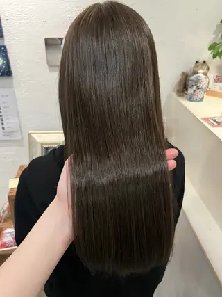 ロング カラー 栗林 惟のヘアスタイル