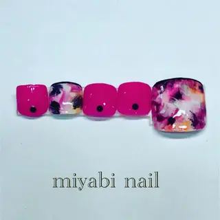 ネイル miyabi nail 桂川駅近くのネイルデザイン