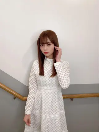 ロング カラー 顔まわりカット✨艶髪 ✨髪質改善✨伴響佳のヘアスタイル