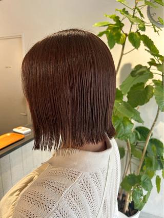 ミディアム 松尾 輝海のヘアスタイル