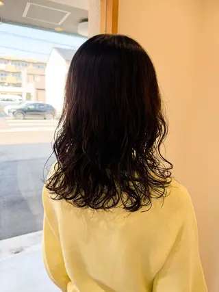 ミディアム パーマ D.c.t eikoのヘアスタイル
