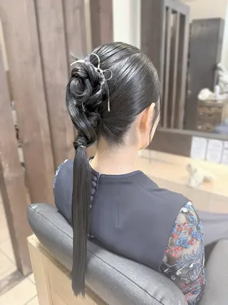 ロング 🎀ささき そな🎀 カットモデル/ヘアメのヘアスタイル