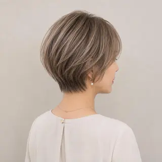 カラー ハイライト/ショート レイヤー✨yaeのヘアスタイル