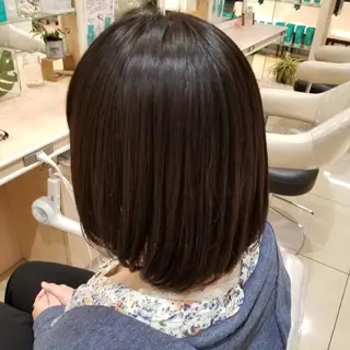 ミディアム パーマ 山内 佐江子のヘアスタイル