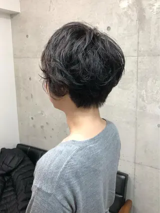 ショート パーマ 増山 大起のヘアスタイル