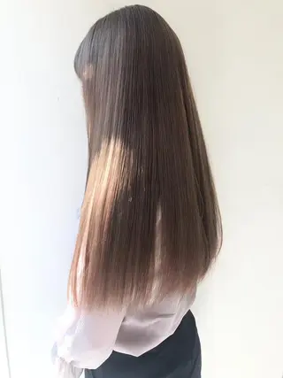 ロング カラー 盛れる艶髪カラー Harusa🎀のヘアスタイル