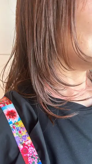 ミディアム 工藤 慎伍のヘアスタイル