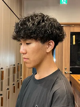 ショート パーマ メンズ fifth / 山下 和輝 海外風スタイルのヘアスタイル