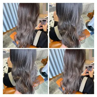 ロング カラー レイヤーカット×髪質 改善💎HARUKAのヘアスタイル