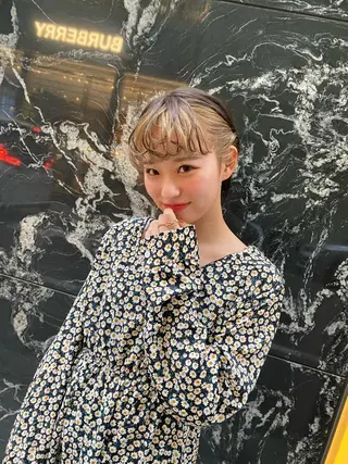 ショート 美髪矯正透明感カラー 江川 和輝のヘアスタイル