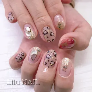 ネイル モチの良さ◉ フィルインネイル♡のネイルデザイン