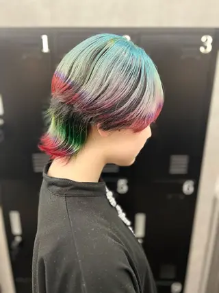 ミディアム カラー 透明感カラー特化🫧 🦋栗原🦋のヘアスタイル